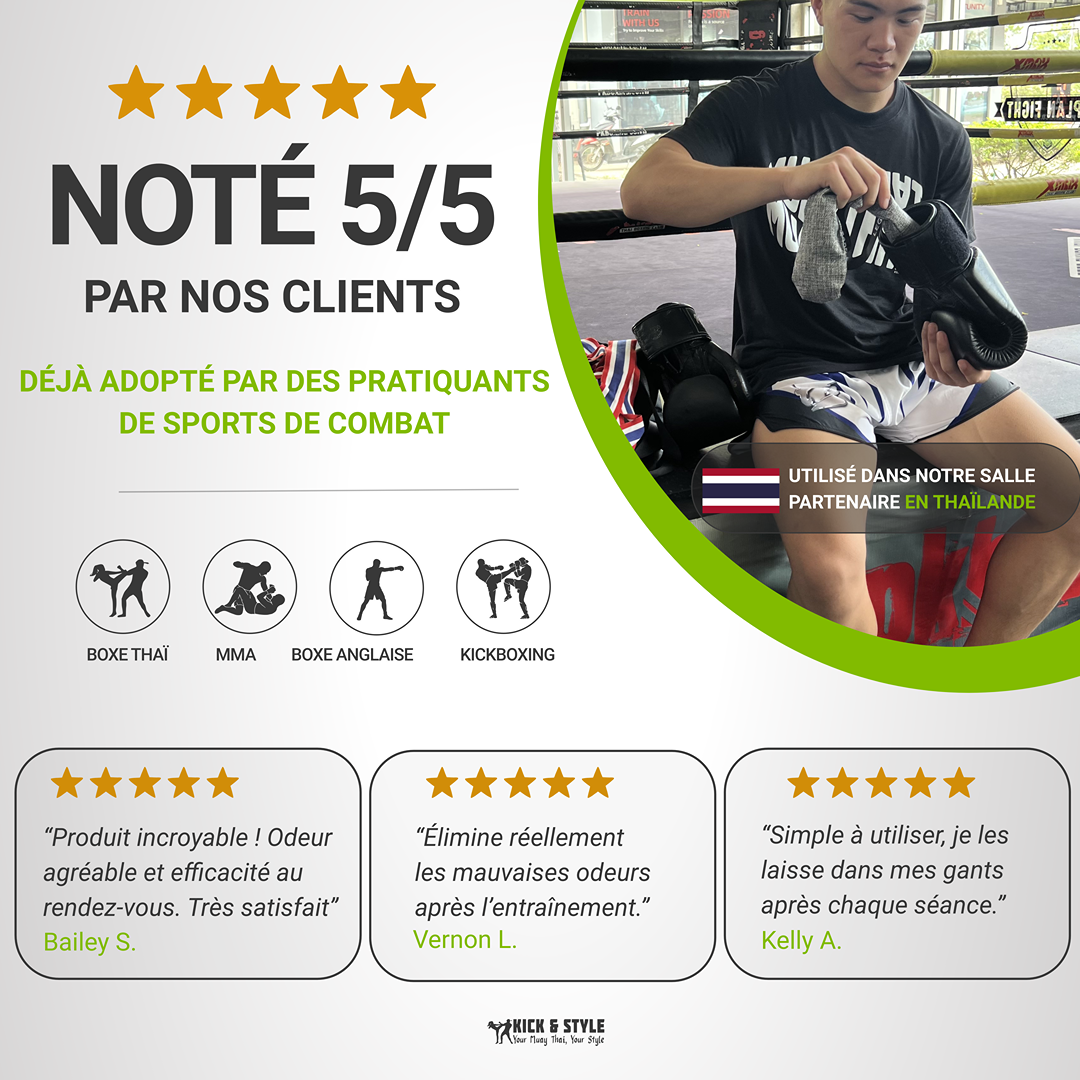 Désodorisant pour gants de boxe